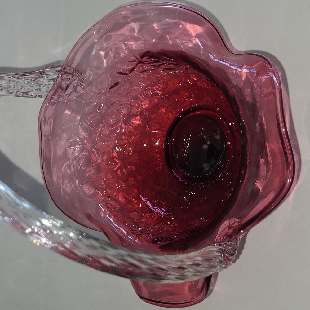 Vintage Pilgrim Glass Basket - Picture 3 of 9